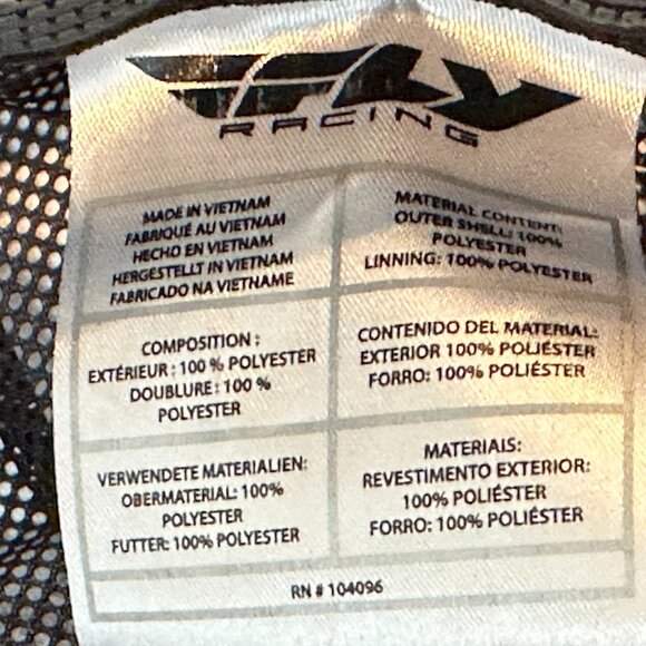 Fly Racing F-16 BMX Race Pants Black/White/Grey 28 Short NEW - Picture 8 of 9